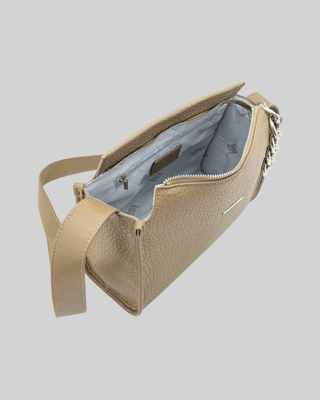 Bandolera Rectangular Con Cadena
